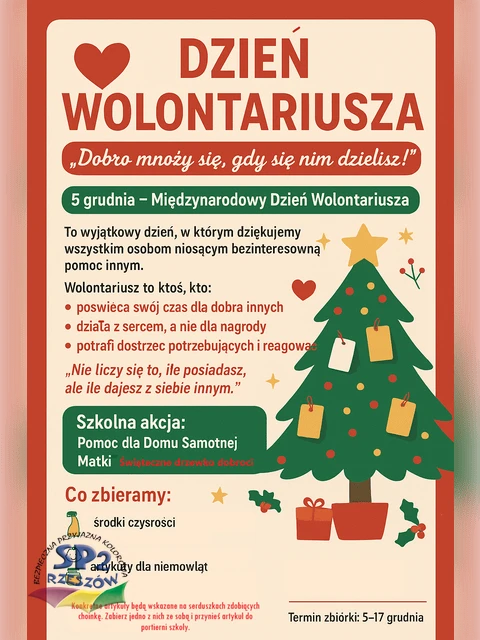 plakat choinka dobroci