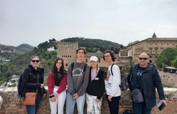 Uczestnicy programu Erasmus w Hiszpanii.