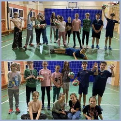 Drużyny biorące udział w mikołajkowych rozgrywkach siatkarskich