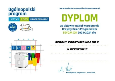 Dyplom - igrzyska młodzieży