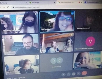 Uczestnicy programu Erasmus łączą się on-line